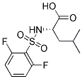 LEUCINE, N-[(2,6-DIFLUOROPHENYL)SULFONYL]- 结构式