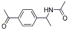 N-[1-(4-ACETYL-PHENYL)-ETHYL]-ACETAMIDE 结构式