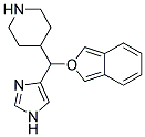 4-(2-BENZOFURAN-2-YLIMIDAZOL-4-YLMETHYL)PIPERIDINE 结构式
