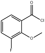 3-氟-2-甲氧基苯甲酰氯 结构式