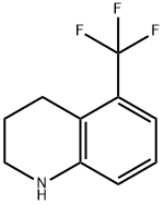 5-TRIFLUOROMETHYL-1,2,3,4-TETRAHYDRO-QUINOLINE HYDROCHLORIDE 结构式