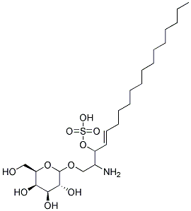 LYSO-SULFATIDE (NH4+ SALT) 结构式