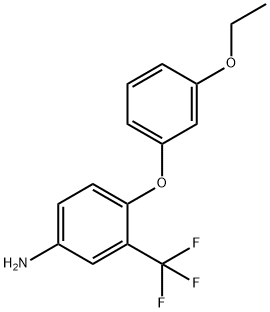 4-(3-ETHOXYPHENOXY)-3-(TRIFLUOROMETHYL)ANILINE 结构式