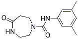 N-(3,5-DIMETHYLPHENYL)-5-OXO-1,4-DIAZEPANE-1-CARBOXAMIDE 结构式