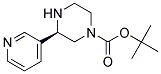 (R)-3-PYRIDIN-3-YL-PIPERAZINE-1-CARBOXYLIC ACID TERT-BUTYL ESTER 结构式
