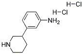 3-(PIPERIDIN-3-YL)ANILINE DIHYDROCHLORIDE 结构式