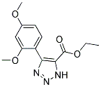 5-(2,4-DIMETHOXY-PHENYL)-3H-[1,2,3]TRIAZOLE-4-CARBOXYLIC ACID ETHYL ESTER 结构式