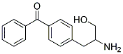 [4-(2-AMINO-3-HYDROXY-PROPYL)-PHENYL]-PHENYL-METHANONE 结构式