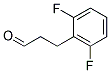 3-(2,6-Difluoro-phenyl)-propionaldehyde 结构式