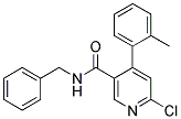 N-BENZYL-6-CHLORO-4-O-TOLYL-NICOTINAMIDE 结构式