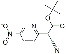 TERT-BUTYL CYANO(5-NITROPYRIDIN-2-YL)ACETATE 结构式