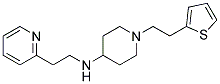 N-(2-PYRIDIN-2-YLETHYL)-1-[2-(2-THIENYL)ETHYL]PIPERIDIN-4-AMINE 结构式