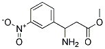 METHYL-3-AMINO-3-(3-NITROPHENYL)PROPIONATE 结构式