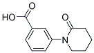 3-(2-Oxo-piperidin-1-yl)-benzoic acid 结构式