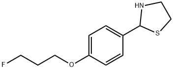 2-(4-(3-氟丙氧基)苯基)噻唑烷 结构式