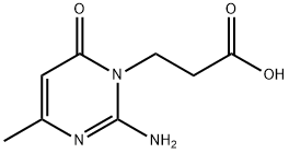 3-(2-亚胺-4-甲基-6-氧代-3,6-二氢嘧啶-1(2H)-基)丙酸 结构式