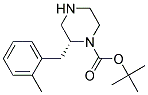 (R)-2-(2-METHYL-BENZYL)-PIPERAZINE-1-CARBOXYLIC ACID TERT-BUTYL ESTER 结构式