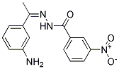 3-Nitro-benzoic acid [1-(3-amino-phenyl)-ethylidene]-hydrazide 结构式