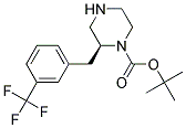 (S)-2-(3-TRIFLUOROMETHYL-BENZYL)-PIPERAZINE-1-CARBOXYLIC ACID TERT-BUTYL ESTER 结构式