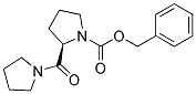 (R)-BENZYL-2-(PYRROLIDINE-1-CARBONYL)PYRROLIDINE-1-CARBOXYLATE 结构式