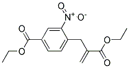 4-(2-ETHOXYCARBONYL-ALLYL)-3-NITRO-BENZOIC ACID ETHYL ESTER 结构式