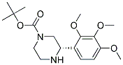 (S)-3-(2,3,4-TRIMETHOXY-PHENYL)-PIPERAZINE-1-CARBOXYLIC ACID TERT-BUTYL ESTER 结构式
