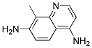 8-METHYL-QUINOLINE-4,7-DIAMINE 结构式