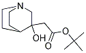 (3-HYDROXY-1-AZA-BICYCLO[2.2.2]OCT- 3-YL)-ACETIC ACID TERT-BUTYL ESTER 结构式