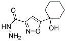 5-(1-HYDROXYCYCLOHEXYL)ISOXAZOLE-3-CARBOHYDRAZIDE 结构式