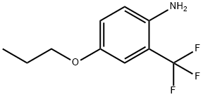 4-PROPOXY-2-(TRIFLUOROMETHYL)PHENYLAMINE 结构式