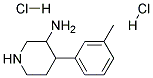 4-M-TOLYLPIPERIDIN-3-AMINE DIHYDROCHLORIDE 结构式