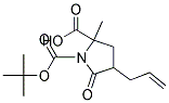 4-ALLYL-5-OXO-PYRROLIDINE-1,2-DICARBOXYLIC ACID 1-TERT-BUTYL ESTER 2-METHYL ESTER 结构式
