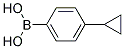 4-CYCLOPROPYL-BENZENEBORONIC ACID 结构式