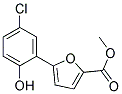 5-(2-HYDROXY-5-CHLOROPHENYL)FURAN-2-CARBOXYLIC ACID METHYL ESTER 结构式