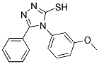 4-(3-METHOXYPHENYL)-5-PHENYL-4H-1,2,4-TRIAZOLE-3-THIOL 结构式