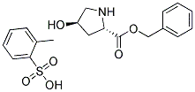 (2S,4R)-4-HYDROXY-PROLINE BENZYL ESTER, TOLUENE SULFONIC ACID SALT 结构式