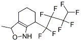 3,4,5,6-TETRAHYDRO-7-(1,1,2,2,3,3,4,4-OCTAFLUOROBUTYL)-METHYLBENZ-[C]-ISOXAZOLE 结构式