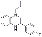 3-(4-Fluorophenyl)-1,2,3,4-tetrahydro-1-propylquinoxaline 结构式