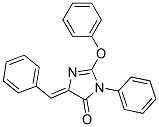 2-苯氧基-3-苯基-5-苯亚甲基-4H-咪唑啉-4-酮 结构式