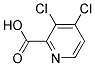 3,4-DICHLOROPYRIDINE-2-CARBOXYLIC ACID 结构式