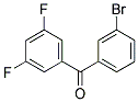 3-BROMO-3',5'-DIFLUOROBENZOPHENON 结构式