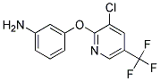 3-[3-CHLORO-5-(TRIFLUOROMETHYL)PYRID-2-YLOXY]ANILIN 结构式