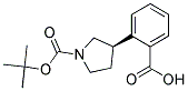 (R)-2-(1-(叔丁氧基羰基)吡咯烷-3-基)苯甲酸 结构式