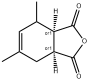 (3AR,7AS)-4,6-DIMETHYL-3A,4,7,7A-TETRAHYDRO-ISOBENZOFURAN-1,3-DIONE 结构式