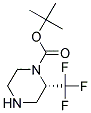 (S)-2-TRIFLUOROMETHYL-PIPERAZINE-1-CARBOXYLIC ACID TERT-BUTYL ESTER 结构式