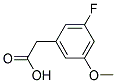 3-FLUORO-5-METHOXYPHENYLACETIC ACID 结构式