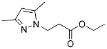 3-(3,5-DIMETHYL-PYRAZOL-1-YL)-PROPIONIC ACID ETHYL ESTER 结构式