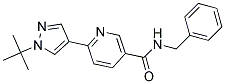 N-Benzyl-6-(1-tert-butyl-1H-pyrazol-4-yl)nicotinamide 结构式