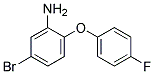 5-BROMO-2-(4-FLUOROPHENOXY)ANILINE 结构式