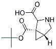 BOC-TRANS-3-AZABICYCLO[3.1.0]HEXAN-2-CARBOXYLIC ACID 结构式